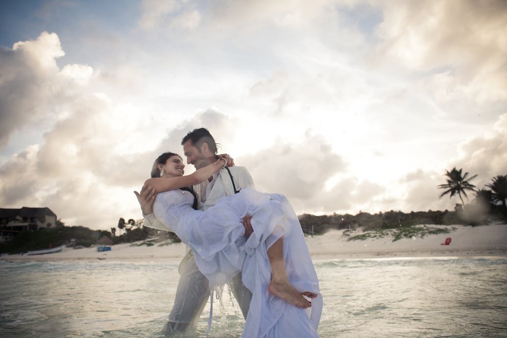 Trash-the-Dress Photo Shoot in Tulum, Mexico