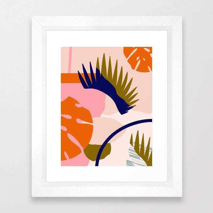 Tropical island II Framed Art Print by Hello Grace