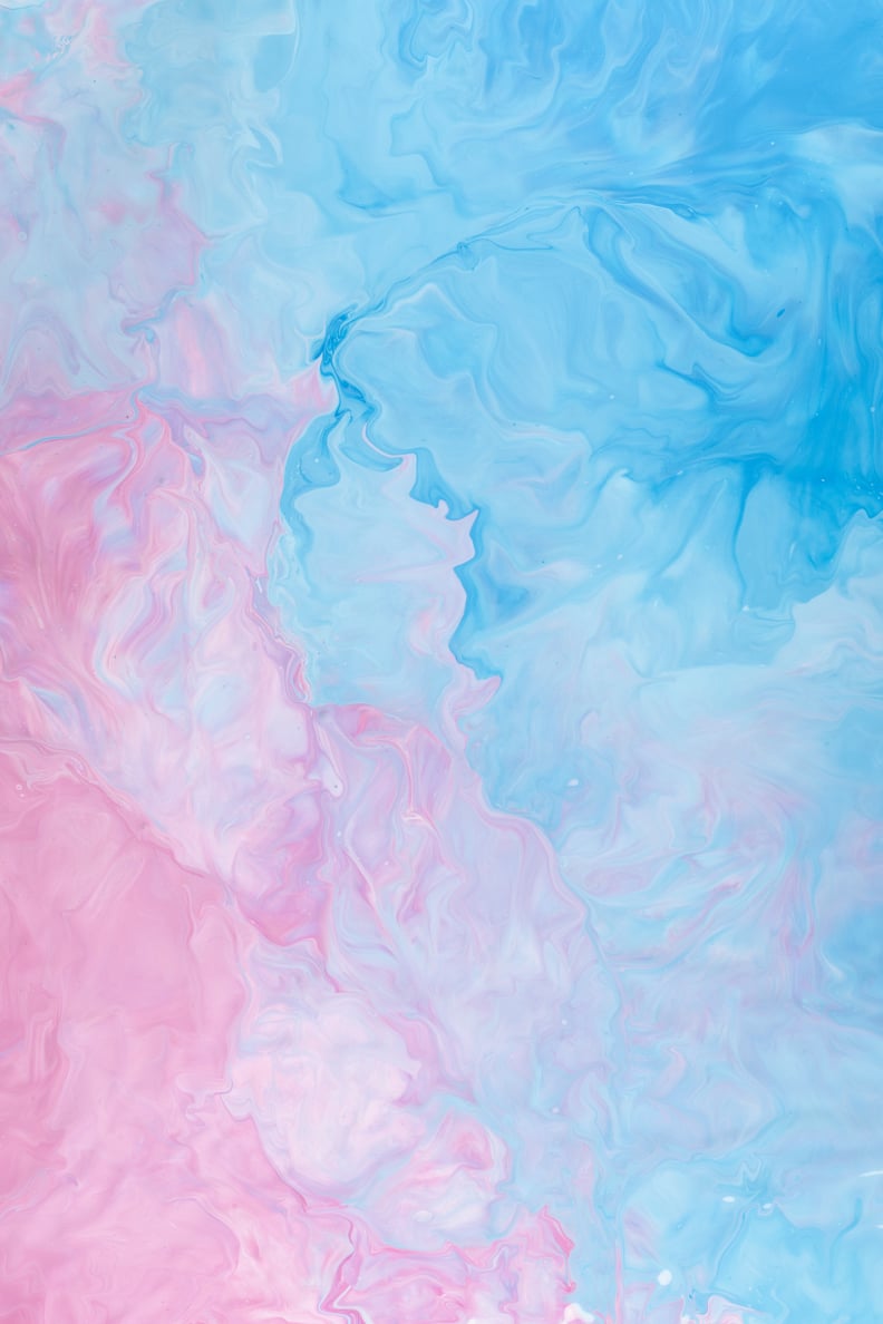 Pastel Pink and Blue iPhone Wallpaper