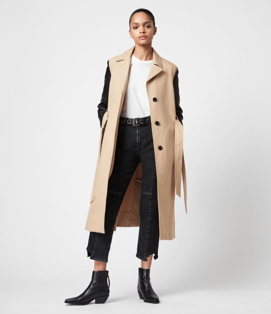 All Saints Cade 2-in-1 Trench Coat