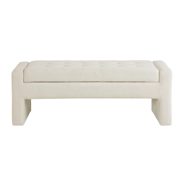 A Minimal Bench: Joss & Main Spence Upholstered Flip Top Storage Bench