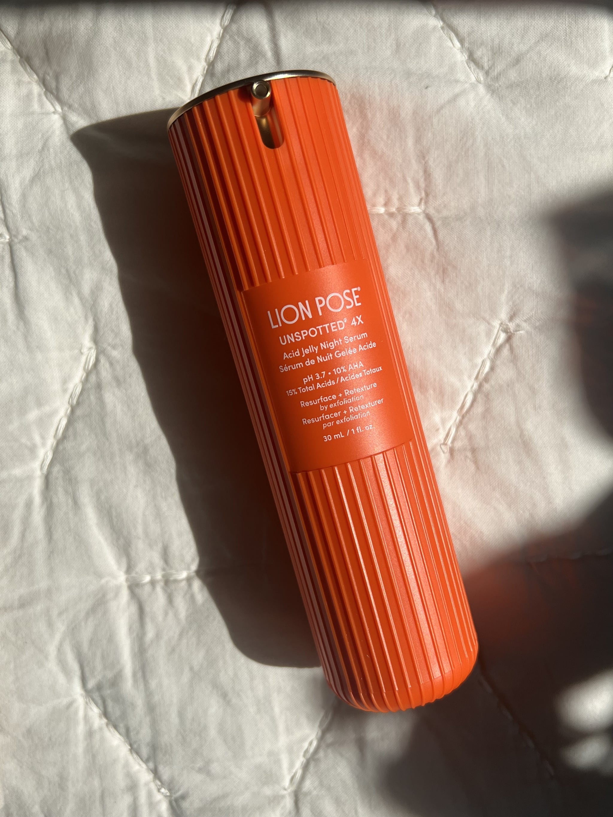 Lion Pose Unspotted 4x Acid Jelly Night Serum Review | POPSUGAR Beauty UK