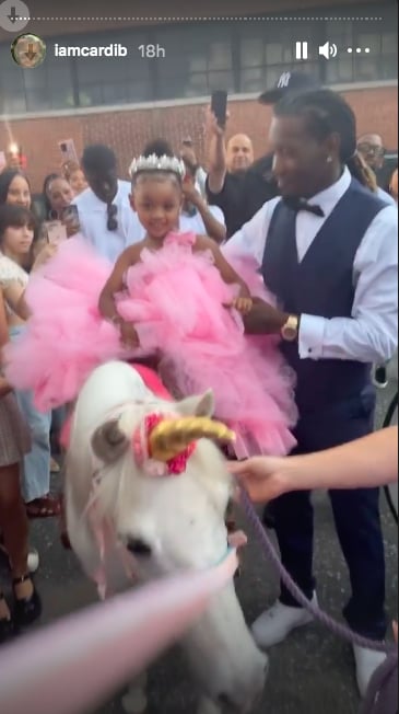 Cardi B Throws Kulture a Princess 3rd Birthday Party