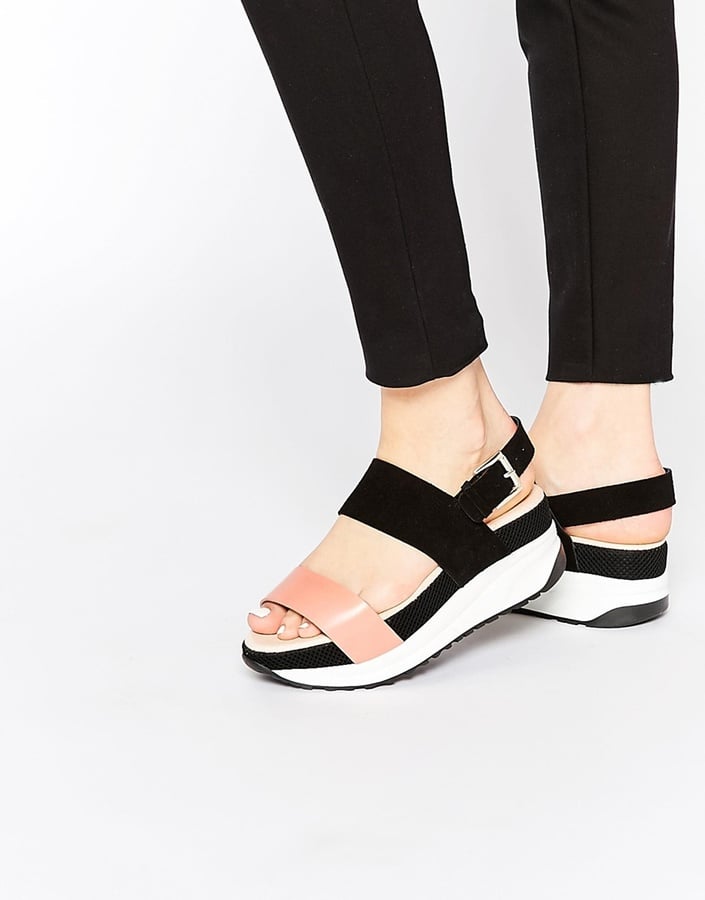 KG by Kurt Geiger Neutron Flatform Sandals ($168) | Affordable Spring ...