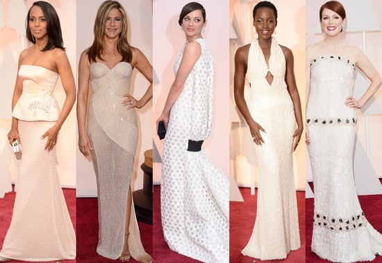 White Dresses at the Oscars 2015