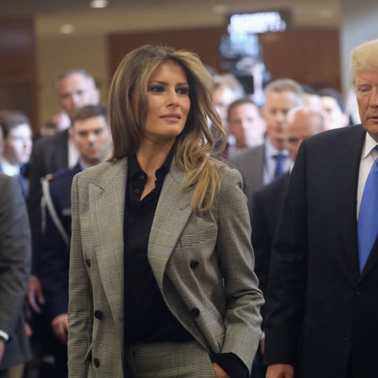 Melania Trump Wearing Calvin Klein Suit