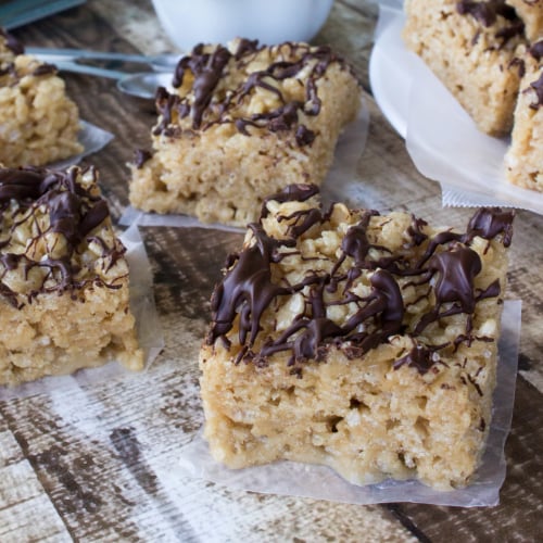 No-Bake Caramelized Rice Krispies