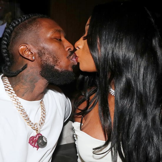 Megan Thee Stallion and Pardi Kiss at JAY-Z's 40/40 Event