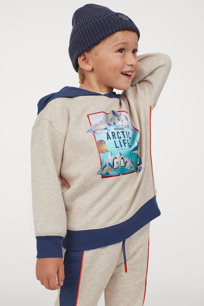 H&M Printed Hoodie | H&M Kids Whooli Chen Collection | POPSUGAR Family ...