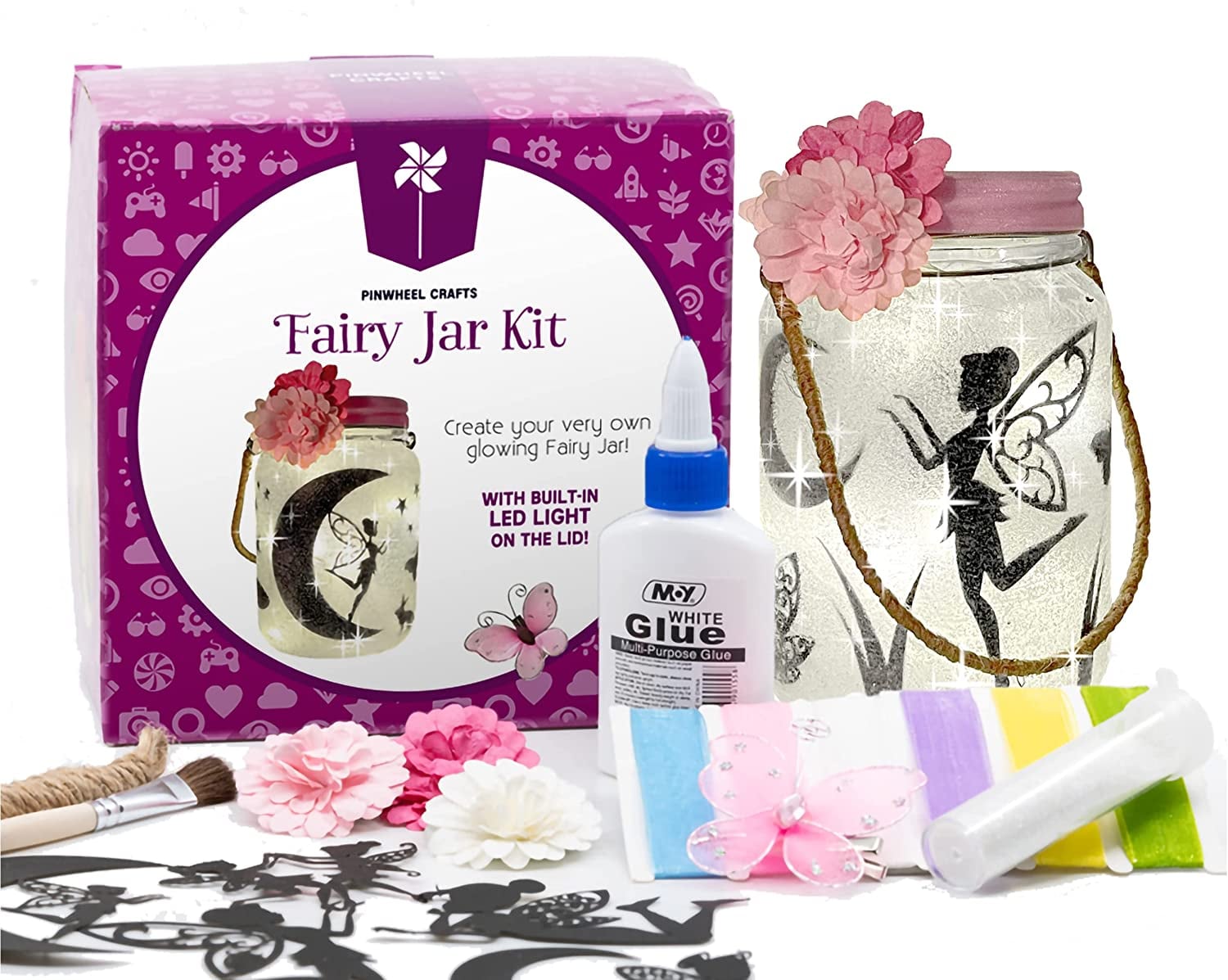DIY Fairy Potions Kit for Kids - Make Your Own Fairy Potions Arts & Crafts  Set - Great Gift for Kits 5 6 7 8 9 10 Years and Up (Fairy)