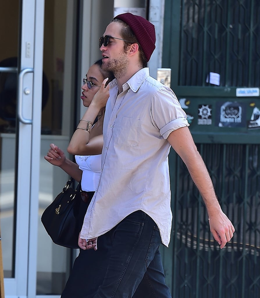 Robert Pattinson hit the streets of NYC with friends on Wednesday.