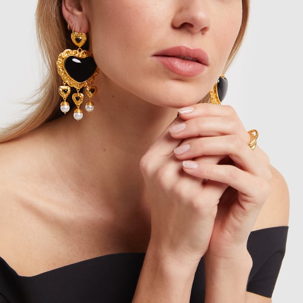 Sacred cheap heart earrings