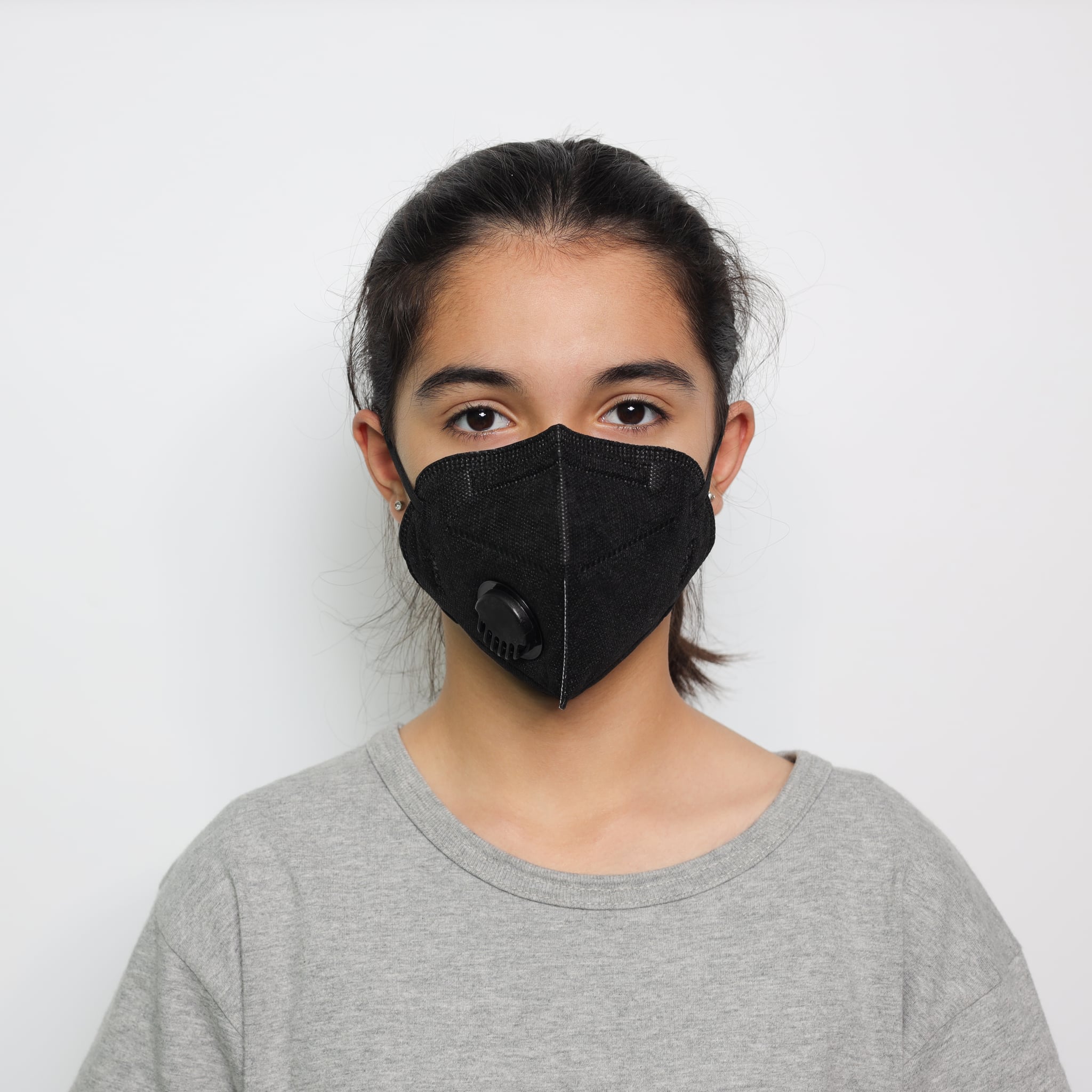 Reusable Black Fabric Face Masks 