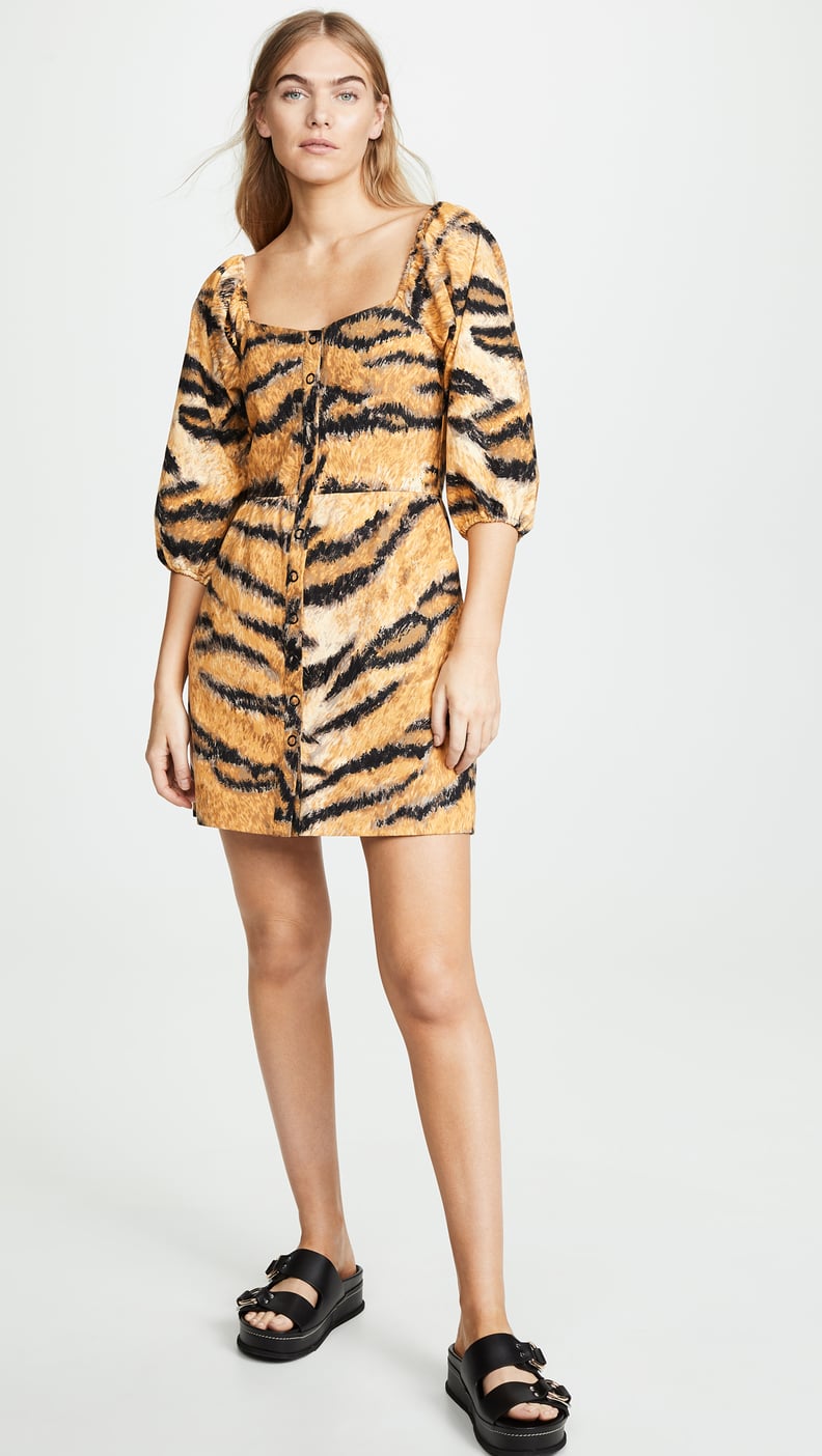 Hofmann Copenhagen A-Line Animal Print Dress