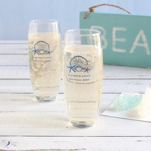 Stemless Champagne Flutes