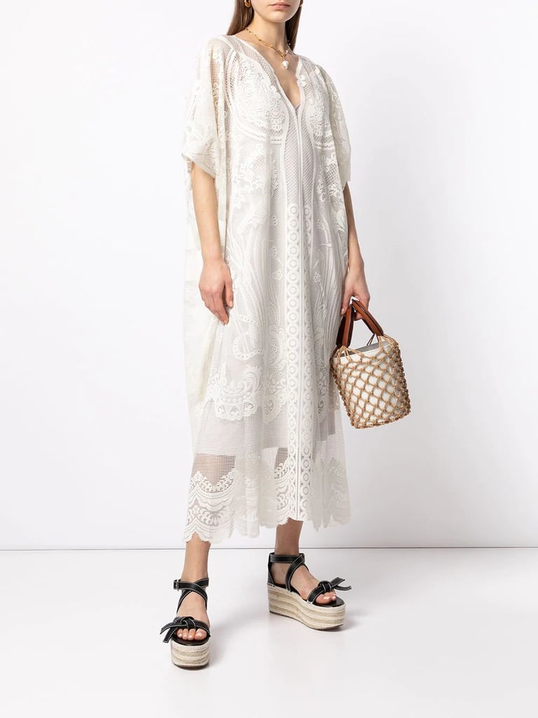 Mame Kurogouchi Raschel Lace Maxi Dress