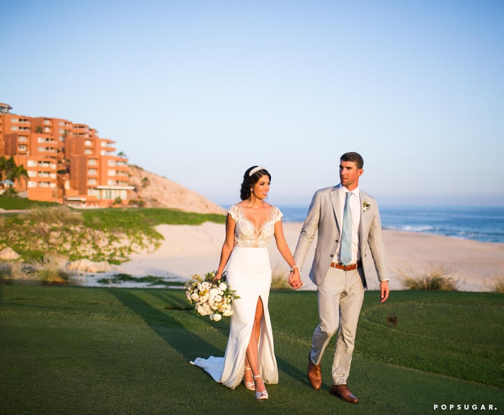 Michael Phelps And Nicole Johnson Wedding Pictures 2016 Popsugar Celebrity