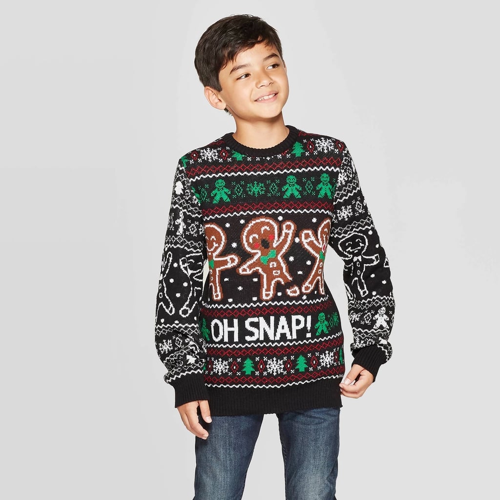 Well Worn Boys' Ginger Bread Ugly Christmas Sweater