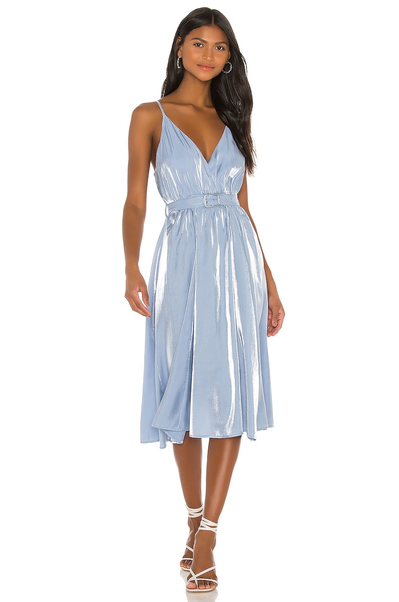 Song of Style Cyrus Midi Dress in Clearwater Blue