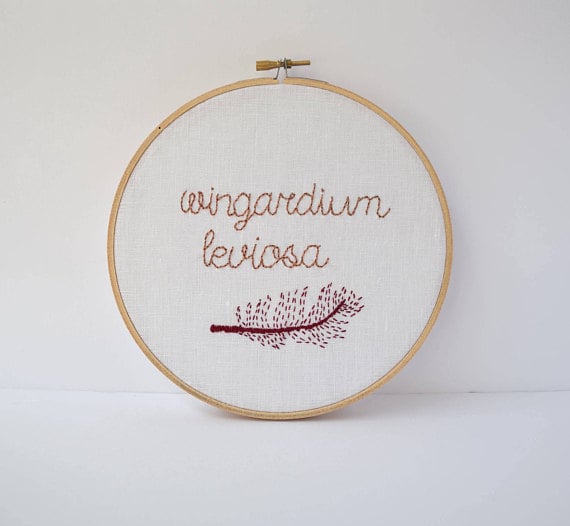 Spell Embroidery Hoop