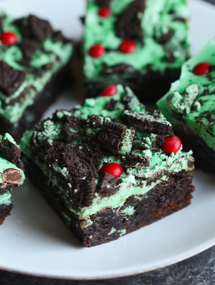 Grinch Brownies