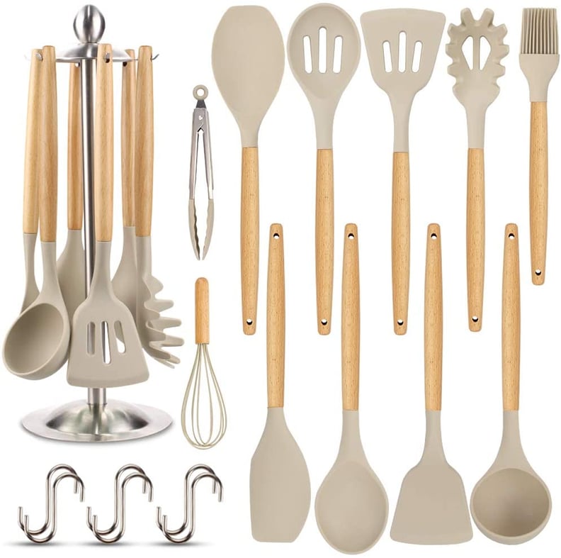 For the Cook: Eagmak Silicone Kitchen Cooking Utensil Set