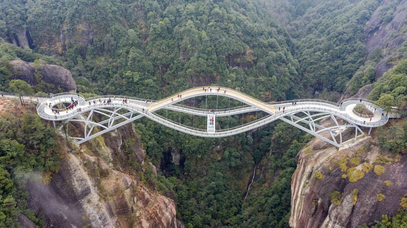 Ruyi Bridge in Taizhou, Zhejiang, China