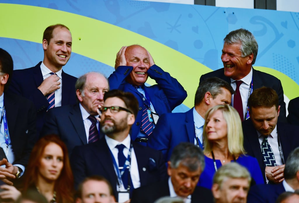 Prince William at Soccer Game in France June 2016