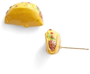 Taco Earrings ($50)