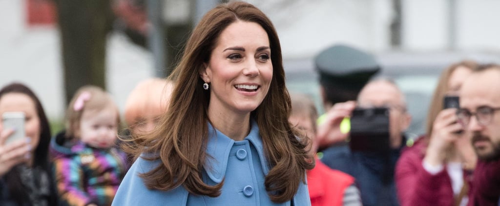 Kate Middleton Wearing Blue Coats