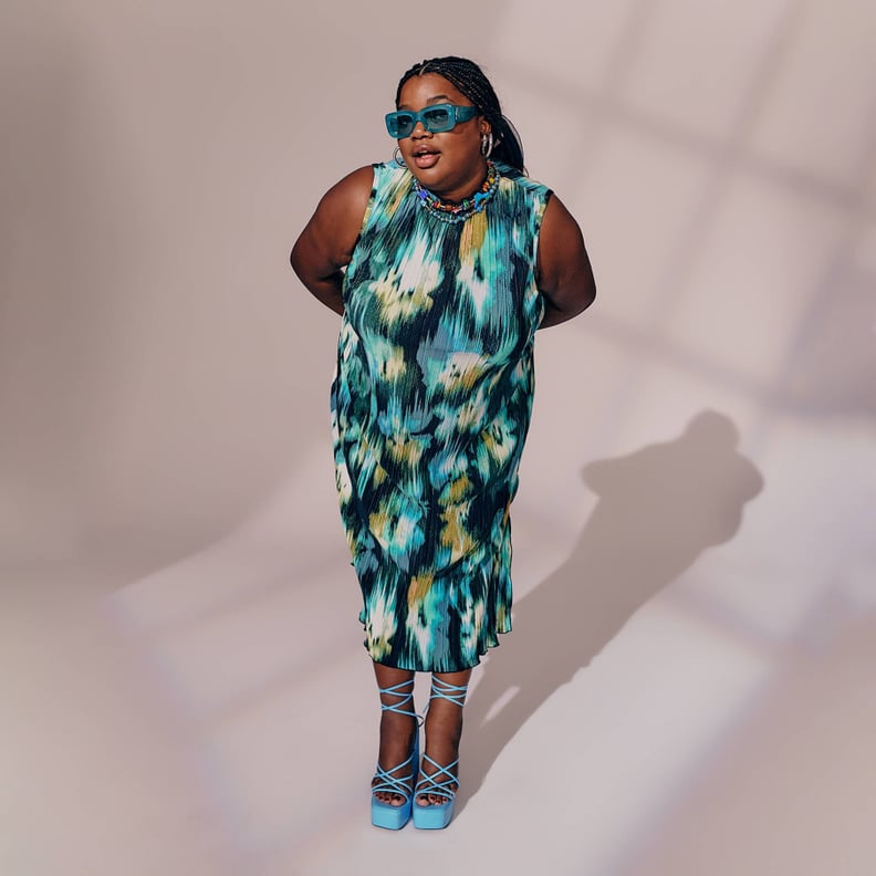 A Midi Dress: Future Collective with Gabriella Karefa-Johnson Watercolor Plisse Midi Dress