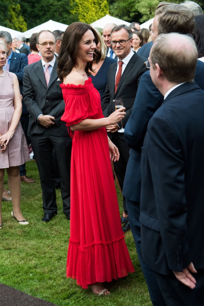 Kate Middleton Red Alexander McQueen Dress February 2019