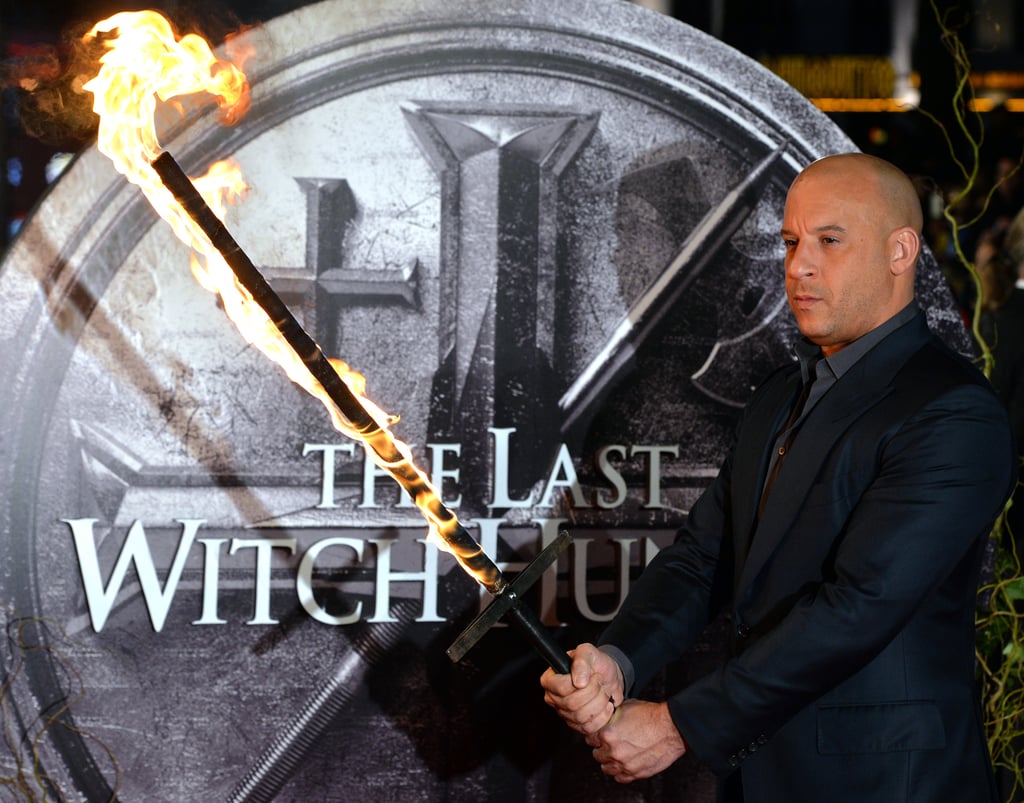 Vin Diesel and Rose Leslie at The Last Witch Hunter Premiere