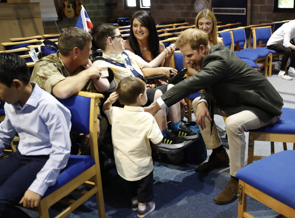 Prince Harry Visits the Royal Marines September 2018