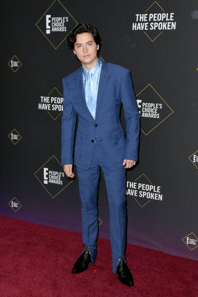 Cole Sprouse's Blue Suit at the 2019 People's Choice Awards