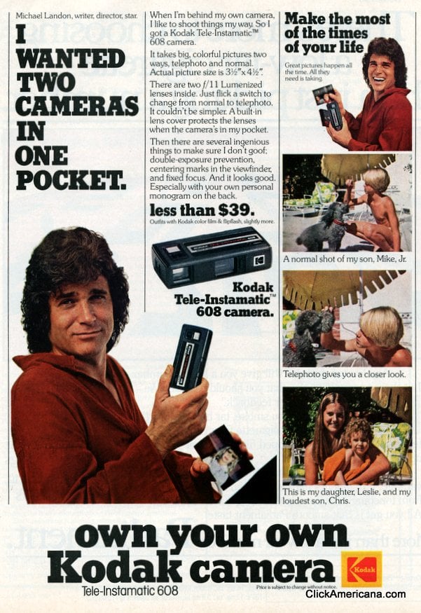 Another Michael Landon ad, because why not?