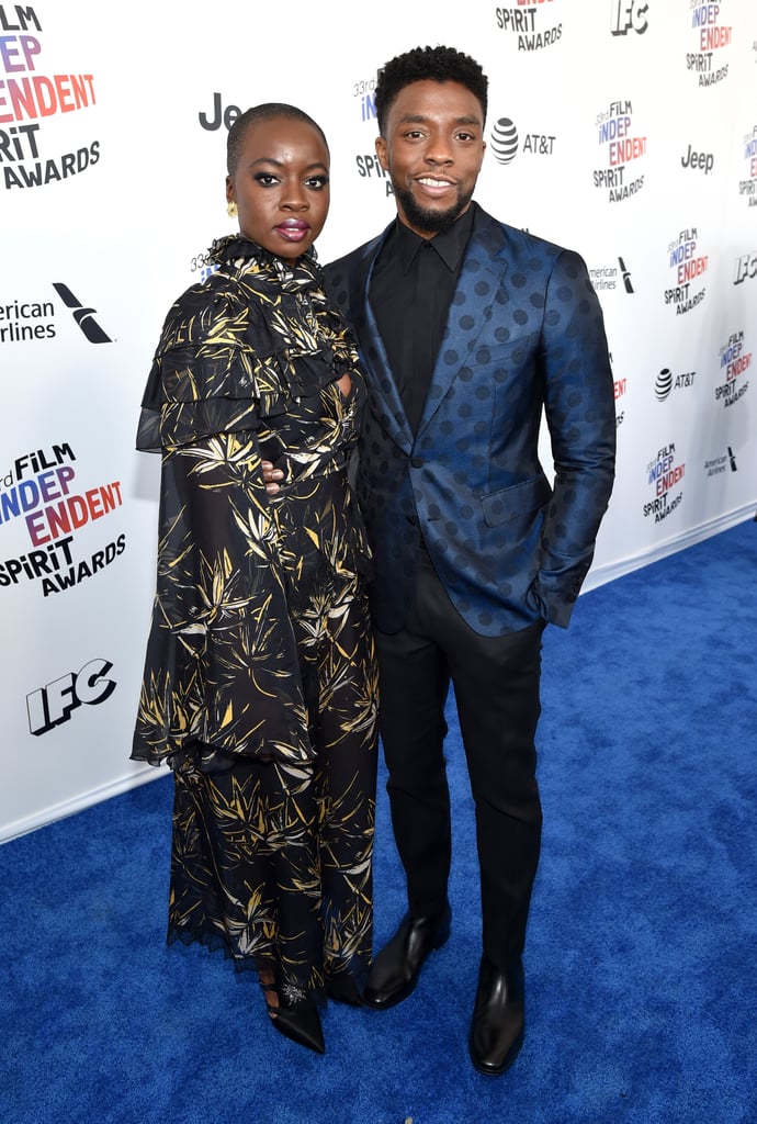 Pictured: Danai Gurira and Chadwick Boseman