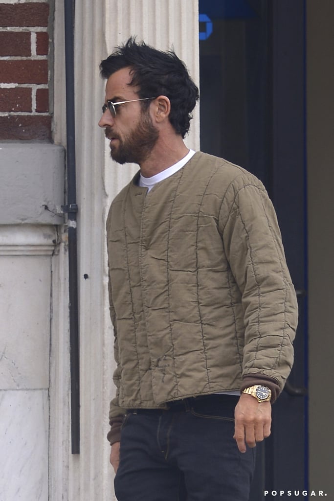 Justin Theroux Out in NYC After Jennifer Aniston Split