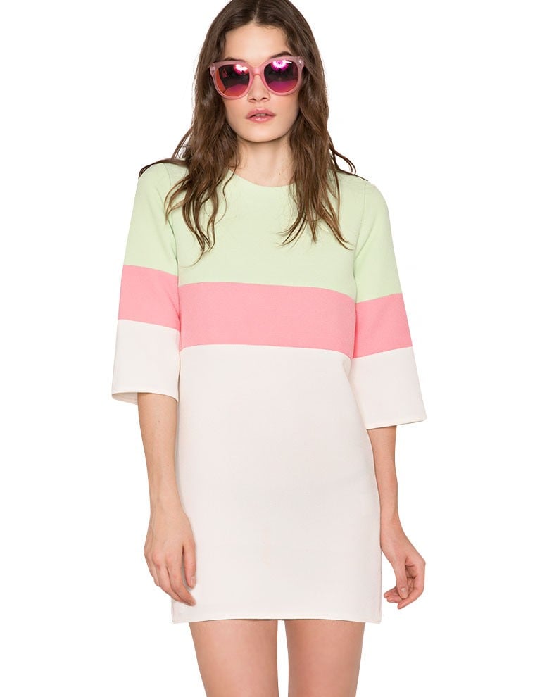 Pixie Market Mint Green, Pink, and White Striped Dress | What to Wear ...