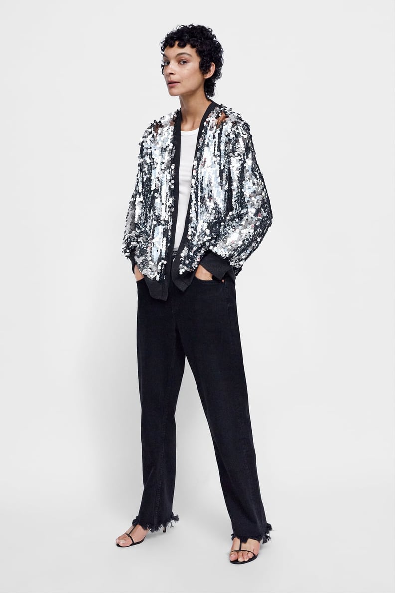 Zara Sequin Jacket