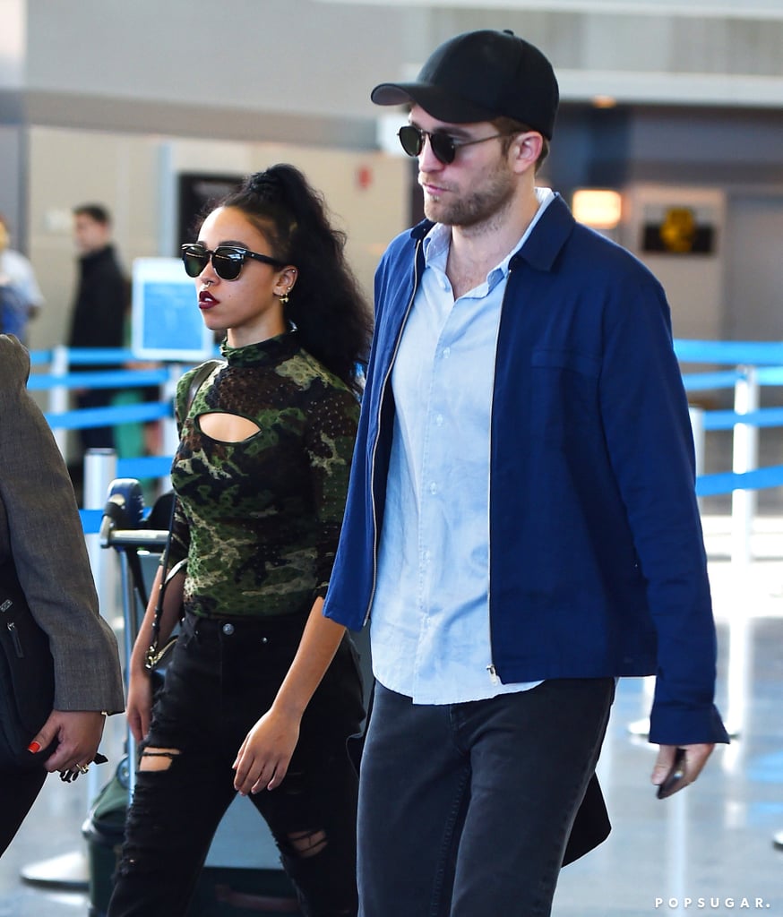 Robert Pattinson and FKA Twigs at JFK | Pictures