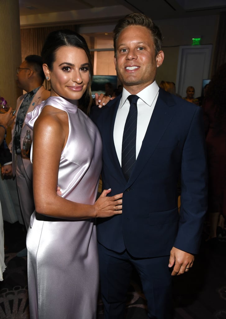 Lea Michele and Zandy Reich at the 2019 GLAAD Media Awards