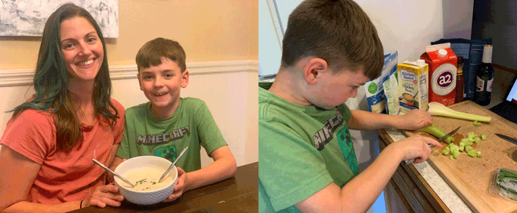 How My Son and I Made Epcot's Cheddar Cheese Soup at Home