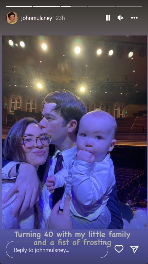 John Mulaney's Son Malcolm Helps Him Celebrate His Birthday
