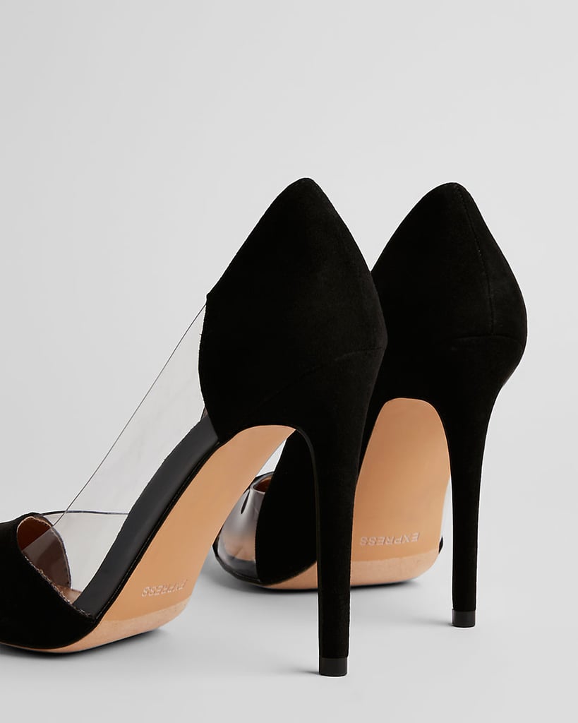 Express Clear Cutout Pumps