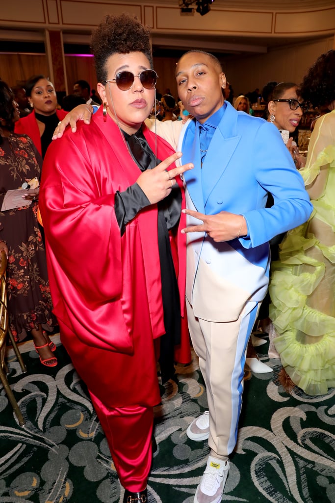 Brittany Howard and Lena Waithe at the 2020 Essence Black Women in Hollywood Luncheon