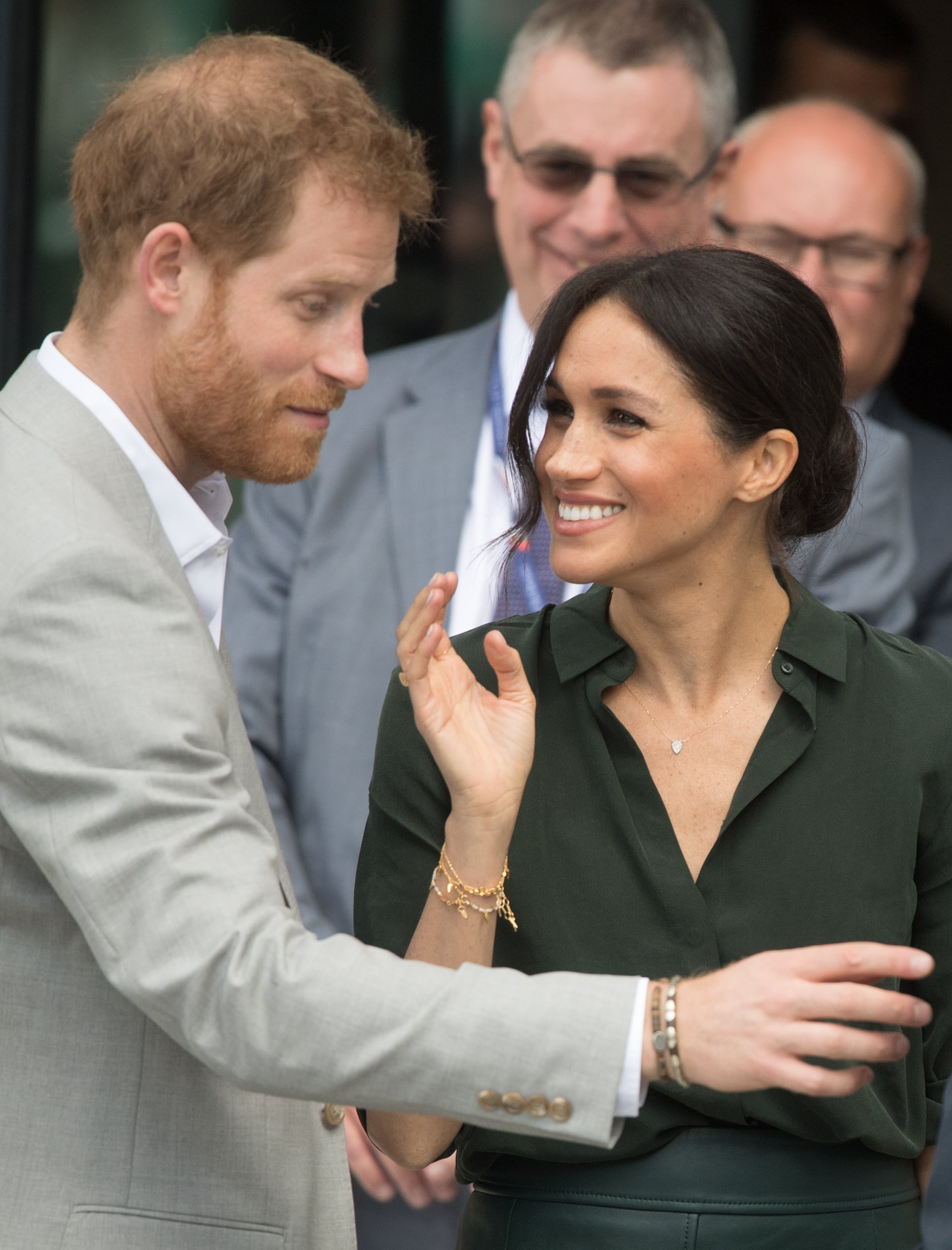 Prince Harry Kisses Female Fan's Hand in Brighton 2018