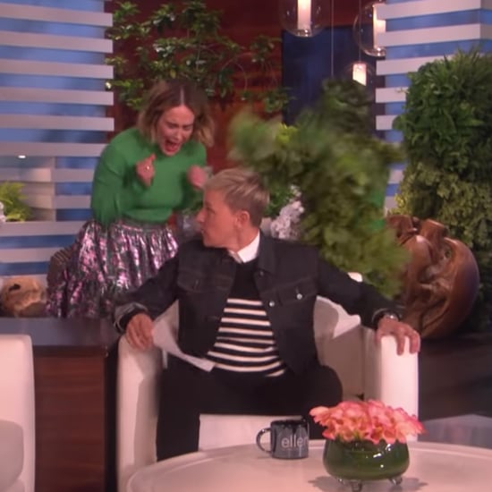 Sarah Paulson Getting Scared on The Ellen Show Jan. 2019