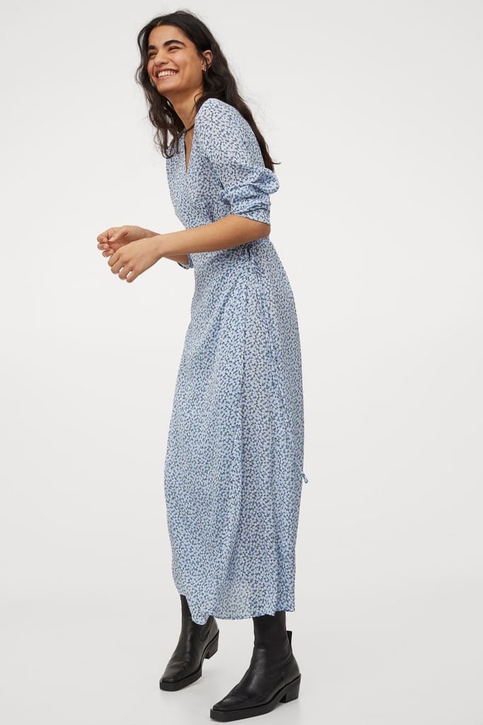 H&M Calf-Length Wrap Dress