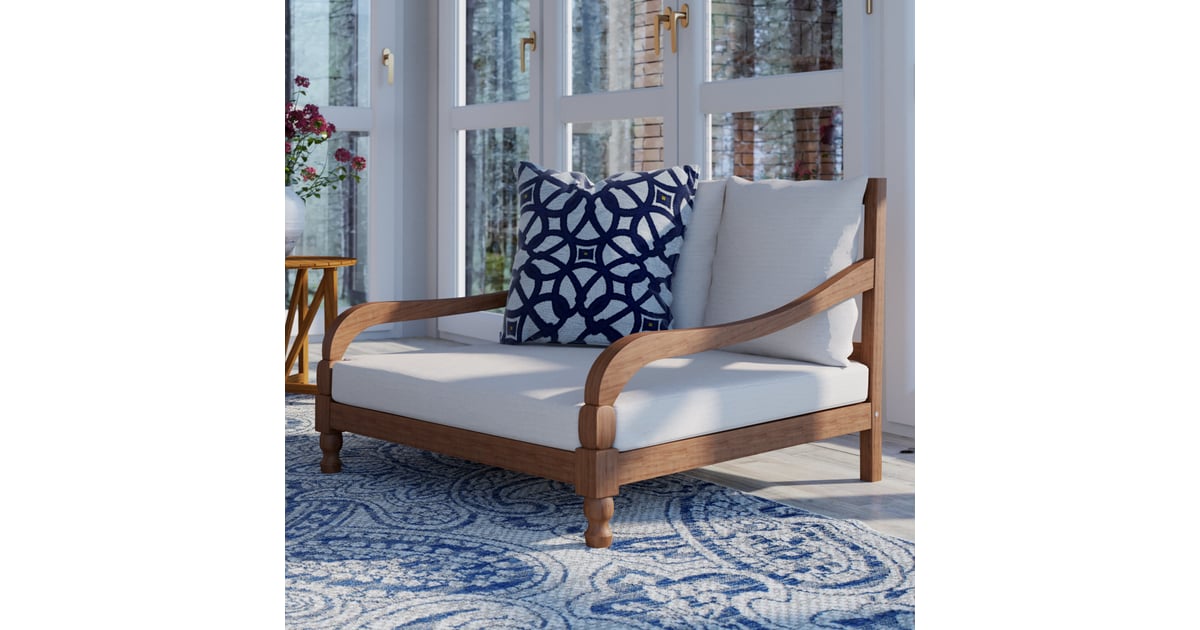 Wiest Chaise Lounge With Cushion Best Memorial Day Outdoor Furniture Sales 2020 POPSUGAR